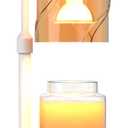 Candle Warmer Lamp with Timer Dimmer, with 2 Bulbs,Adjustable Height,Mothers Day Gifts for Mom,Birthday Gifts for Women,for Yankee Jars,for Room Home Decor (White)