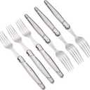 Forks Set of 6 Light Premium Dishwasher Safe Stainless Steel Flatware Silverware with Gift Box