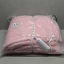 Electric Heated Blanket Full Size 72"84" with 9 Heating Levels & 1-10Hs Auto OffDouble Sided Plush Sherpa, Energy Efficient, Machine Washable, for Couch & Bed, Light Pink