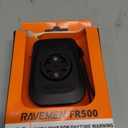 RAVEMEN FR500 Bike Front Light for Night Daytime Riding, Compatible with Garmin/Wahoo Computers, 6 Modes, Auto On/Off, Side Visible, USB-C Rechargeable & Output Bicycle Headlight for Road Urban Biking