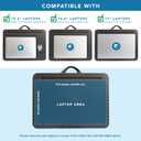 LAPGEAR Original Lap Desk Fits Up to 17 Laptops Charcoal Style No. 45155