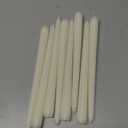 flamecan Ivory Taper Candles, Set of 8 Unscented and Smokeless 10 Inch Taper Candles Long Burning, Paraffin Wax with Cotton Wicks for Burning Approxinately 7-8 Hours Time