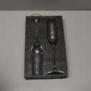 10 Year Anniversary Champagne Flutes Set of 2, 10th Anniversary Wedding Gift for Couple, Him, Her, Wife, Husband, Women, Men, 10th Anniversary Decorations Gift