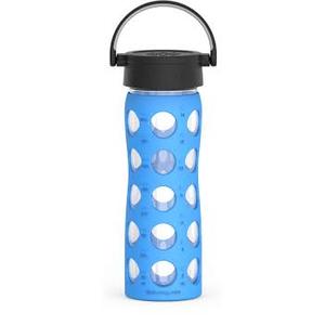 LIFEFACTORY 16oz Hydration Bottle with Classic Cap - Blue