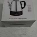 Mixpresso Small Percolator Coffee Pot Electric 4 Cup, Stainless Steel Coffee Maker, Coffee Percolator Electric With Keep Warm Function, 4 Cups Stainless Steel Perculator With Basket