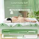 Extra Thick Mattress Topper California King Size, Waterproof Soft Viscose Derived from Bamboo, Pillow Top Mattress Pad, Mattress Cover 1000GSM Filling with Deep Pocket for Back Pain Relief