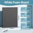 4 Pack Foam Board 30"x40", 0.23 Inch Thickness Black Poster Board, Double-Sided Acid-Free Foam Core Board, Large Lightweight Polystyrene Mat Board for Painting, Display, Craft & School Projects