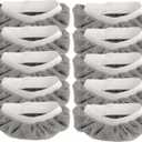 2 x 10 Pack Steam Mop Pads Compatible for Wagner Spraytech Bissell Steam Shot Comforday - Universal Reusable Washable Steam Cloth Accessories (Gray)