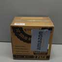 TICONN 10" Solid Tires, 2 Pack Flat Free 4.10/3.50-4'' Wheels with 5/8 Axle Bore Hole and Double Sealed Bearings (Black, 2PK)