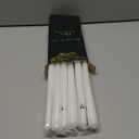 12-pack 10-inch Ghost Halloween Taper Candles-unscented White Spooky Candles Decorations Halloween Ghost Shaped Decor for Party Favor Home Table