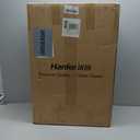 Hanke 26 Inch Large Checked Luggage PC Hard Shell Luggage Top Opening Travel Luggage Suitcases with Wheels for Woman Men.(Grey)