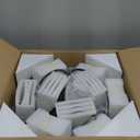 WUZUPS 6-Light Round Crystal Chandelier Pendant Ceiling Light Modern Lighting Fixture for Bedroom Hallway Bar Kitchen Bathroom, H 17.3" W 22.8", E12 Base, Black