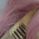 Pink Wig-Long Straight Wigs for Women,28 Inch Glueless Bang Wig Synthetic Hair,Light Pink Color Womens Wigs for Cosplay Party Halloween (Pink)
