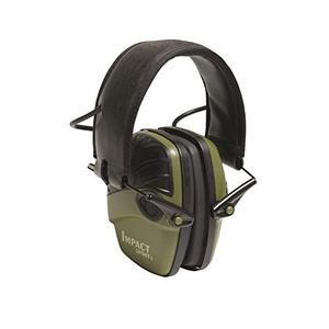 Howard Leight by Honeywell Impact Sport Sound Amplification Electronic Earmuff, Green (R - 01526)