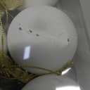 Emopeak 2.36 Inch Matte Christmas Balls for Christmas Tree, Water-Based Art Paint Xmas Balls Ornaments with Matte Frosted Texture, Shatterproof Yule Decor for Indoor Chrimbo Party White