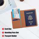 2 x Cnycmy Passport Holder for Travel,Passport Cover Case with RFID