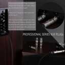 2 x 3Pin XLR Male to Male,XLR Female to Female,XLR Male to Female Adapter for DMX Audio Microphone Mic Extension Changer Coupler XLR Splitter (XLR Female to XLR Female(D1048))