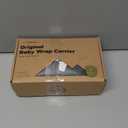 KeaBabies Baby Wrap Carrier - All in 1 Original Baby Carrier Newborn to Toddler Sling, Easy to Wear, Hands Free Bonding, Lightweight, Breathable Infant Wraps (Mystic Gray) (One Size (Pack of 1))