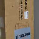 HOMEAL Bed Rail for Toddlers, 32in Foldable Baby Bed Rail Guard, Toddler Bed Rails with U-Shape Base, Breathable Mesh Bed Rail for Twin, Full, Queen, King Beds, Bed Rail for Baby, Grey