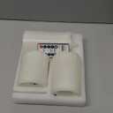 Homemory Dripping Wax Flameless LED Pillar Candles, Battery Operated with Remote Control and Timer, Set of 3, 5" H x 4" W x 6" D