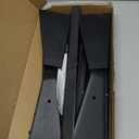 Universal TV Stand, Metal TV Legs for 20-65 inch LCD/LED/OLED/Plasma Flat&Curved Screen TV Height Adjustment with VESA 75x75mm to 800x500mm Max ML1760 (Black)