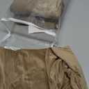 H.VERSAILTEX Velvet Dining Chair Covers Stretch Chair Covers for Dining Room Set of 4 Parson Chair Slipcovers Chair Protectors Covers Dining, Soft Thick Solid Velvet Fabric Washable, Camel