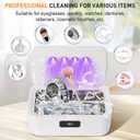 snawowo Ultrasonic Jewelry Cleaner Machine- 28oz/800ml 49KHz Professional Retainer Cleaner |5 Timers LED Display |304 Stainless Steel Tank for Jewelry, Dentures, Retainers, Glasses, Rings, Watch Strap