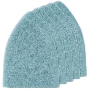 NEWISHTOOL 5 Pack Scrubber Pads for Automotive Cleaning, Non-Scratch Refill Pads of Cleaning Scouring Tool, Household Bathroom Shower Cleaning Scour Pad Multipurpose Scouring Sponge for Glass Ceramic 