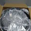 DOTCLAD 13 Inch Hybrid Stainless Steel Wok with Lid and Steamer Basket, Non Stick Stir Fry Pan, PFOA-Free, Works on Induction, Dishwasher & Oven Safe