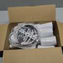 Modern Sputnik Chandelier 6-Light Industrial Ceiling Lights Fixture 22" Black Semi Flush Mount Ceiling Light with E26 Base Sputnik Lights Fixture for Dining Room Bedroom Foyer Hallway Living Room