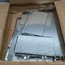 Maxcheck 4 Pcs Galvanized Metal Rabbit Nesting Box Small Animal Nest with Removable Acrylic Floor Durable Easy to Clean for Indoor Outdoor Use Rabbit Supplies (14.5 * 8.5 * 8 Inch)