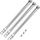 Uniflasy 304 Stainless Steel Grill Burners for Weber 62752, Weber Genesis 300 Series (2011-2016), Genesis E310 E320 E330 S310 S320 S330 Gas Grills with Front Control Knob, Weber Genesis Grill Parts (19.5 inch)