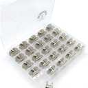 LNKA Singer Class 66 Metal Bobbins 1 Box/25 Pcs 172222 for Singer 66, 66-6, 99, 99-13, 185, 185CL, 192