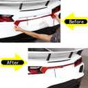 CHEAYAR Soft 3D Real Carbon Fiber Car Rear Tail Marker Trim Strip Sticker Trim Compatible with Corvette C8 Stingray Z06 Z51 2020 2021 2022 2023 Interior Decoration Accessories (Red)