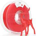 AMOLEN 3D Printer Filament PLA, True High Speed 600mm/s 1.75mm PLA Filament Apple Red PLA, 1KG/2.2lb, Dimensional Accuracy +/- 0.02 mm, Smooth & Non-Tangle, Fits for Most FDM 3D Printer