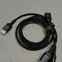 Highwings 8K HDMI 2.1 Cable 2-Pack 3.3FT, Slim Ultra High Speed HDMI Braided Cord-48Gbps,4K@120Hz 8K@60Hz, HDCP 2.2&2.3, Dynamic HDR,eARC,DTS:X,RTX 3090,Compatible with Roku TV/HDTV/PS5/Blu-ray (Black)