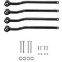 Universal Motorcycle Saddlebag Side Support Bars Mounting Brackets Compatible for Harley Honda Yamaha Suzuki Kawasaki (Black)