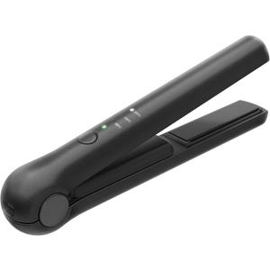 Cordless Hair Straightener Portable Travel Rechargeable Flat Iron, Fast Heating, Adjustable Temperature for Professional Straightening & Curling  Portable and Travel-Friendly (Black) (Black)