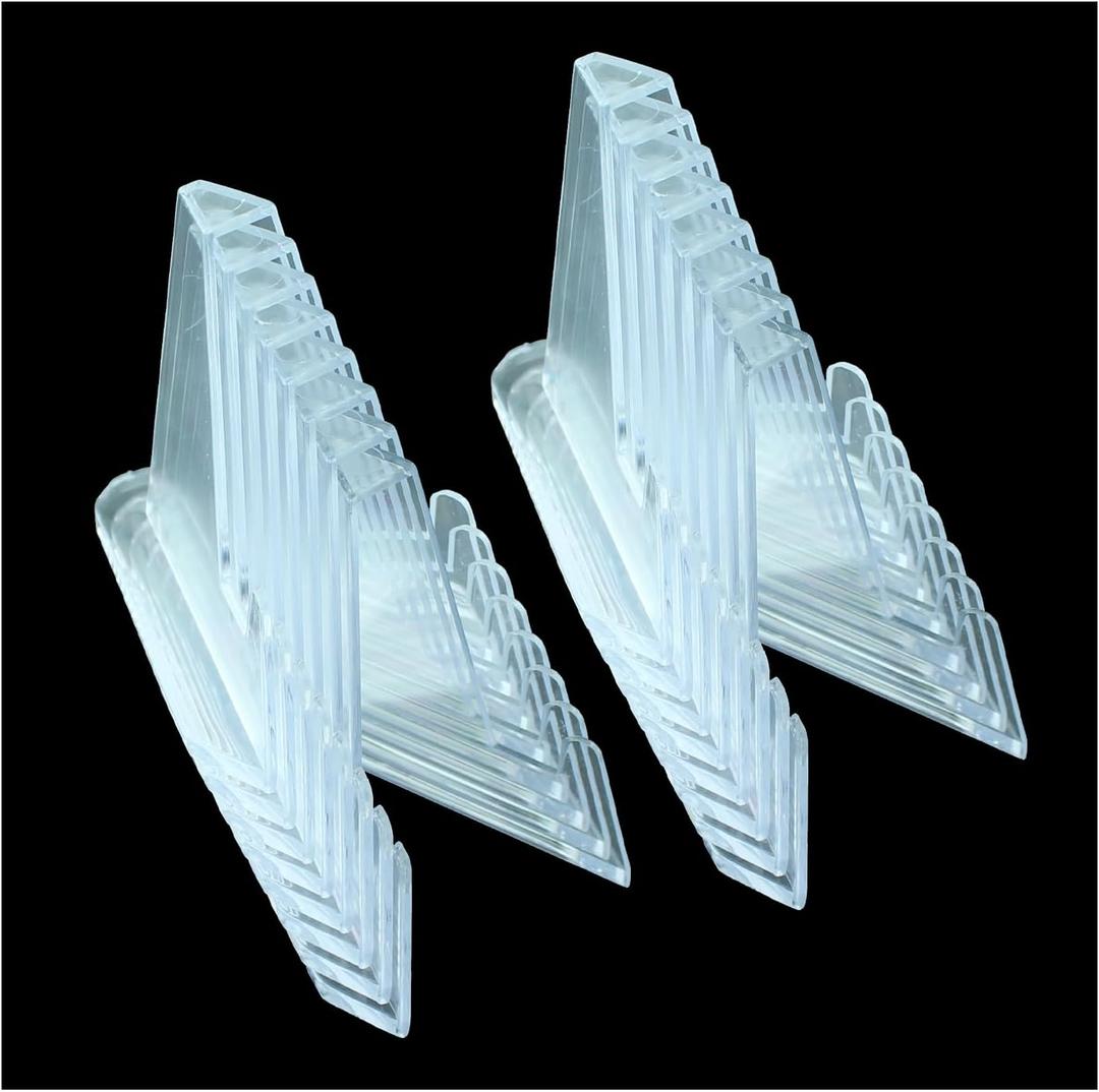 SQXBK 20PCS 54mm Acrylic Display Rack Coin Display Rack Artwork Display Rack for Artwork Pocket Watch Medals