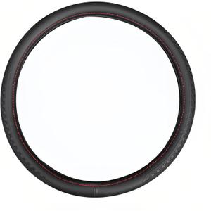18 Inch Steering Wheel Cover for Semi Trucks - Premium Soft-Touch Faux Leather with No-Slip Grip, Fits Big Rig, RV & 18 Wheeler (Black, 18 inch)