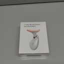 7 Color Face and Neck Massager Light Therapy, Red Light Based Facial Massager for Skin Care, Firming, Smoothing (White)