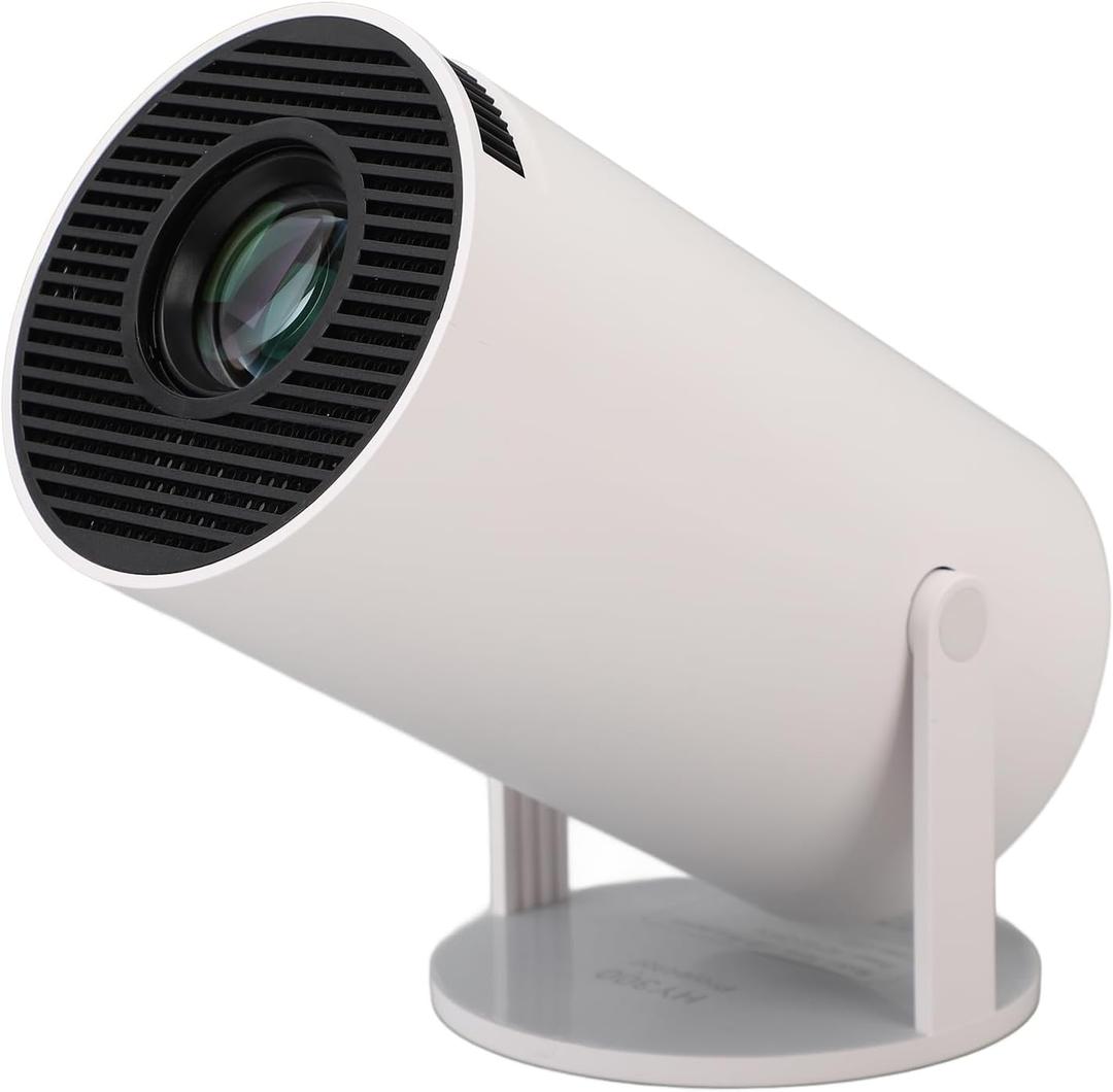 Mini Portable Projector, Support 4K 1080P with Dual-Band WIFI6 5G Wireless 5.0 Bluetooth Android 11,160 ANSI,180° Rotatable, Auto Keystone Correction, 35"-130" Screen Video Projector