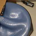 Bosu Balance Ball Exercise Trainer, Home Gym Equipment w/Guided Workouts & Pump, 26" Inflatable Fitness Platform for Strength Training, Standing, Balancing, and Core Workout