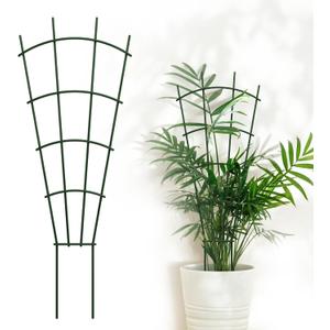 6-Pack Metal Trellis for Potted Plants, 32" Heavy Duty Garden Trellis for Climbing Plants, Rustproof Powder Coated Indoor/Outdoor Trellis for Climbing Vines, Flowers, Houseplants