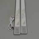 Under Cabinet Lighting Wireless, 15inch Rechargeable Motion Sensor Light Indoor, 3 Color Closet Light Battery Operated with LED Power Display, Magnetic Under Counter Lights for Kitchen, Home (2Pack)