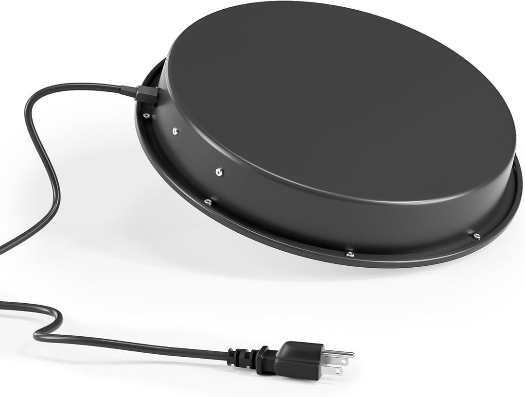 Chicken Water Heater for Winter, 110 Watt Chicken Drinker Heated Base 11 in Chicken Waterer Heater with Thermostat