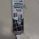 PentaUSA Tile Grout Repair Kit - Premixed Acrylic Sanded Grout for Bathroom, Shower & Kitchen, Water-Resistant Tube with Applicator, Fills Cracks and Gaps in Lines - Gray (8.8oz/250gr)