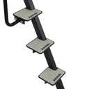 Autoholic Boat Trailer Step 5 Step with Handle Non-Slip Step Fit for Trailer Tongue Safer Easier for People of All Ages Board Boat Trailer Stability Reduce Slip Glow in Dark Climbing Assist