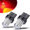 iBrightstar 7443 LED Bulb Red, 7440 LED Brake Light Bulbs Super Bright for Rear Brake Lights and Tail Lights, 2 Pack