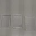 3 Pcs Card Case, Card Holder for 4 3/4"2 3/4" Standard Cards, Plastic Clear Card Deck Box Storage, Playing Card Case for Large-sized Cards,5" 3 1/4" 1 3/8" (NO Cards)